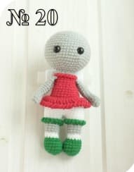 Crochet Bunny Watermelon PDF Amigurumi Free Pattern 16