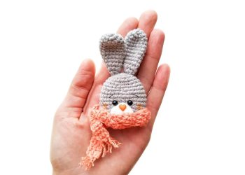 Crochet Bunny With Scarf PDF Amigurumi Free Pattern