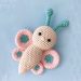 Crochet Butterfly PDF Amigurumi Free Pattern 75x75