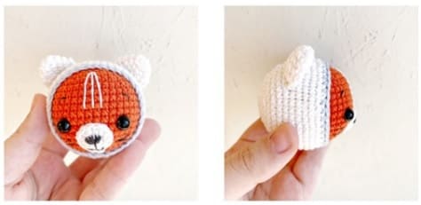 Crochet Cat Cosmonaut PDF Amigurumi Free Pattern Helmet 4