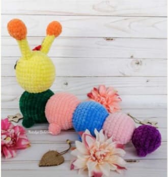 Crochet Caterpillar PDF Amigurumi Free Pattern Body 2