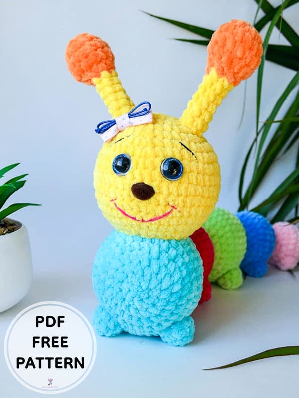 Crochet Caterpillar PDF Amigurumi Free Pattern