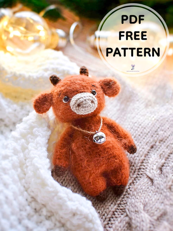 Crochet Cow PDF Amigurumi Free Pattern
