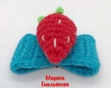 Crochet Cute Cat PDF Amigurumi Free Pattern Strawberry Small