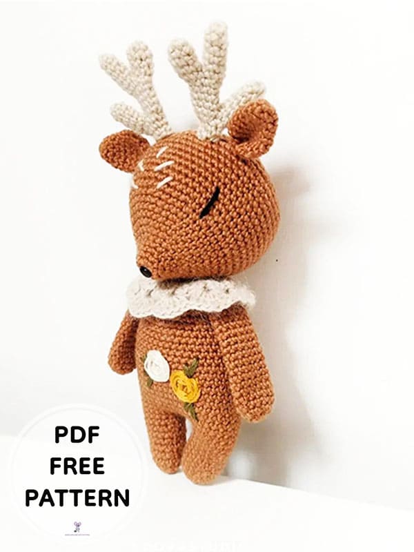 Crochet Deer Melly PDF Amigurumi Free Pattern 1