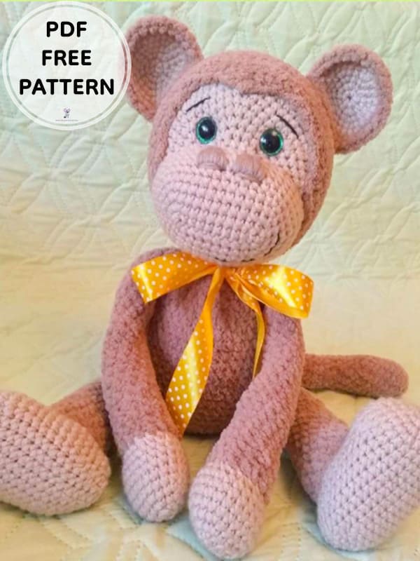 Crochet Monkey PDF Amigurumi Free Pattern