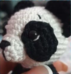 Crochet Panda Keychain PDF Amigurumi Free Pattern 3