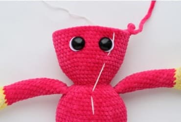 Crochet Plush Kissy Missy PDF Amigurumi Free Pattern Body Head 5
