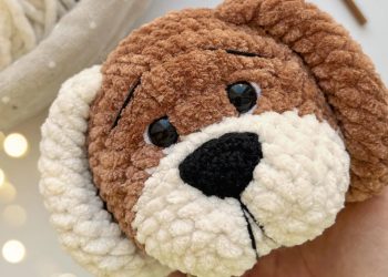 Crochet Plush Teddy Dog PDF Amigurumi Free Pattern