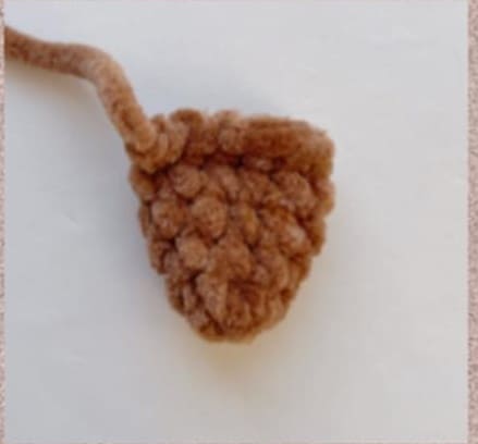 Crochet Plush Teddy Dog PDF Amigurumi Free Pattern Tail