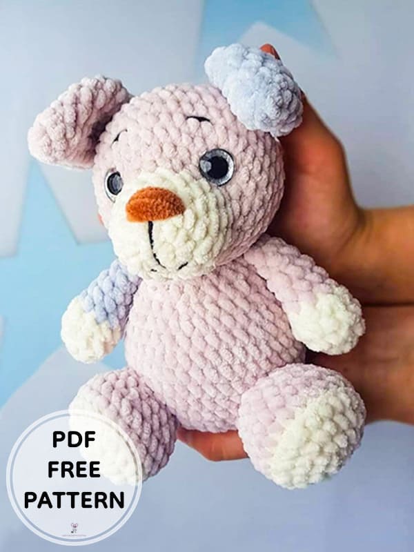 Crochet Puppy PDF Amigurumi Free Pattern 4