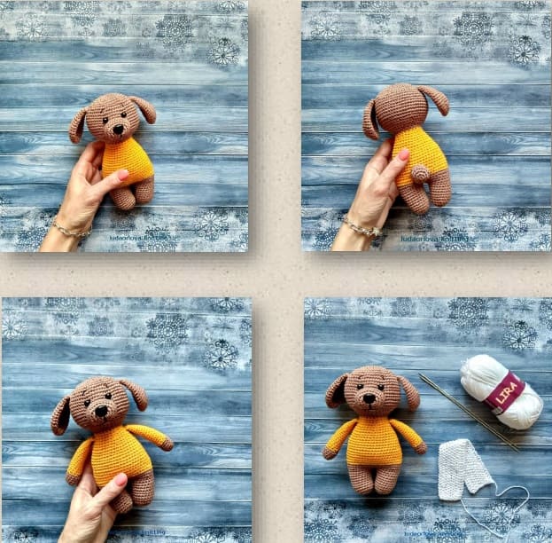 Crochet Puppy PDF Amigurumi Free Pattern Assembling