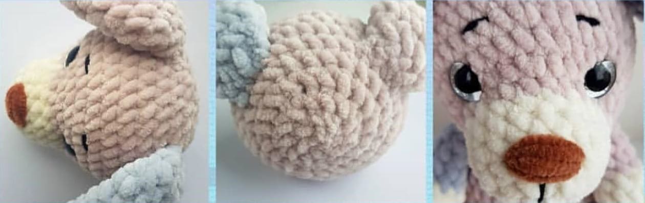 Crochet Puppy PDF Amigurumi Free Pattern Assembly