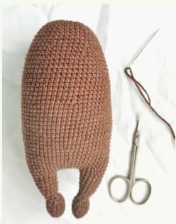 Crochet Sea Otter PDF Amigurumi Free Pattern Body 2