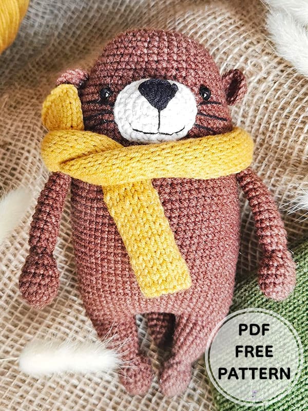 Crochet Sea Otter PDF Amigurumi Free Pattern