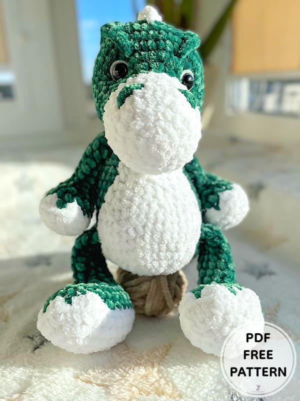 Crochet Plush Dragon Free PDF Amigurumi Pattern 2 1