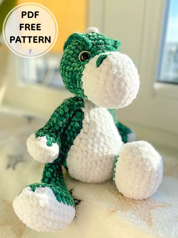 Crochet Plush Dragon Free PDF Amigurumi Pattern 4 1