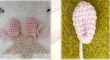 Crochet Plush Sheep Free Amigurumi PDF Pattern Ears