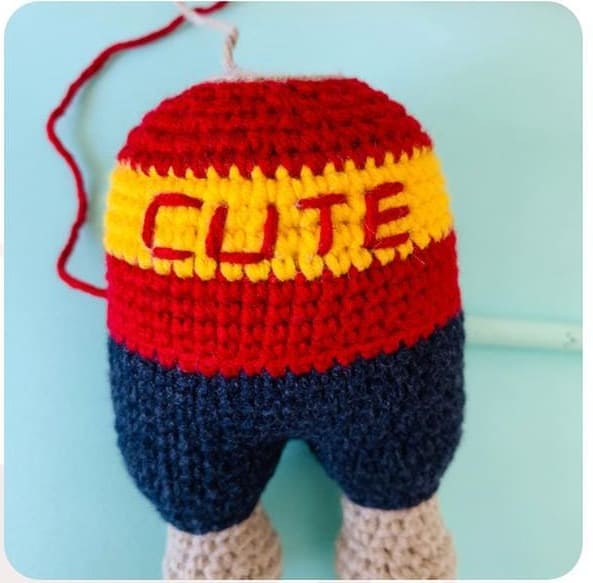 Cute Crochet Teddy Bear PDF Amigurumi Free Pattern Leg And Body