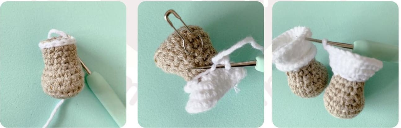 Cute Crochet Teddy Bear PDF Amigurumi Free Pattern Legs