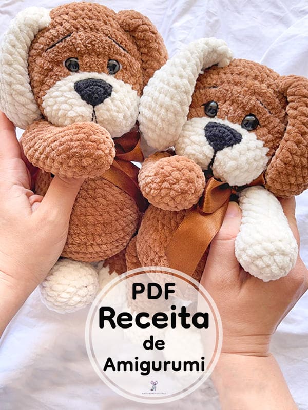 PDF Croche Cachorro De Pelucia Receita De Amigurumi Gratis 2