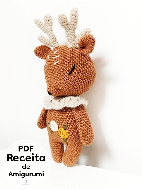 PDF Croche Cervo Melly Receita De Amigurumi Gratis
