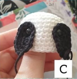 PDF Croche Chaveiro Panda Receita De Amigurumi Gratis 4