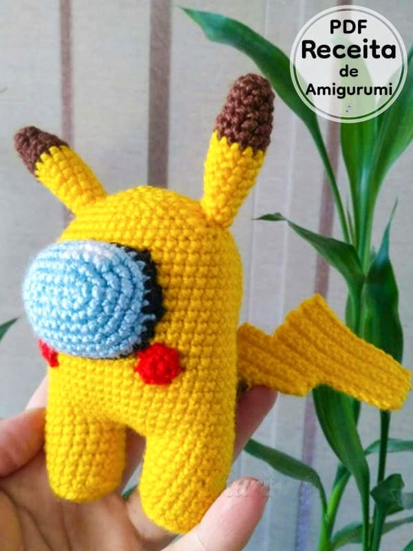 PDF Croche Pikachu Among Us Receita De Amigurumi Gratis