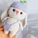 PDF Crochet Bunny Ready For Easter Amigurumi Free Pattern 75x75
