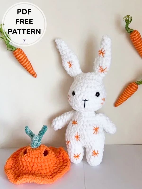 PDF Crochet Carrot Bunny Amigurumi Free Pattern 2
