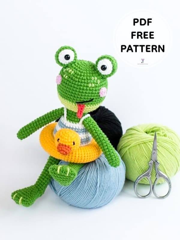 PDF Crochet Cute Frog Amigurumi Free Pattern 02