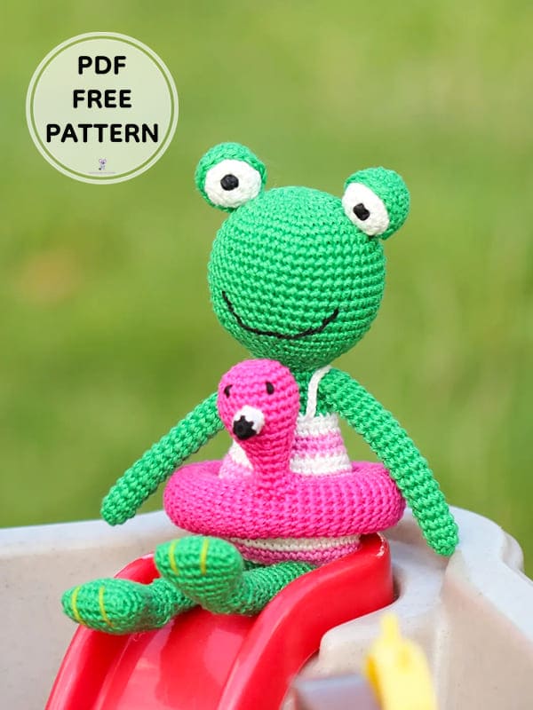 PDF Crochet Cute Frog Amigurumi Free Pattern 2