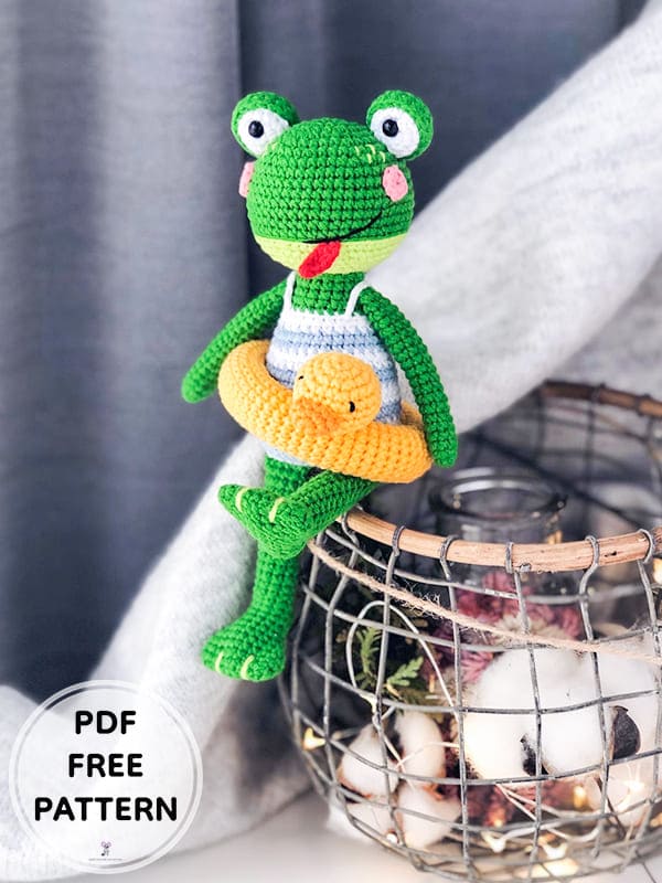 PDF Crochet Cute Frog Amigurumi Free Pattern