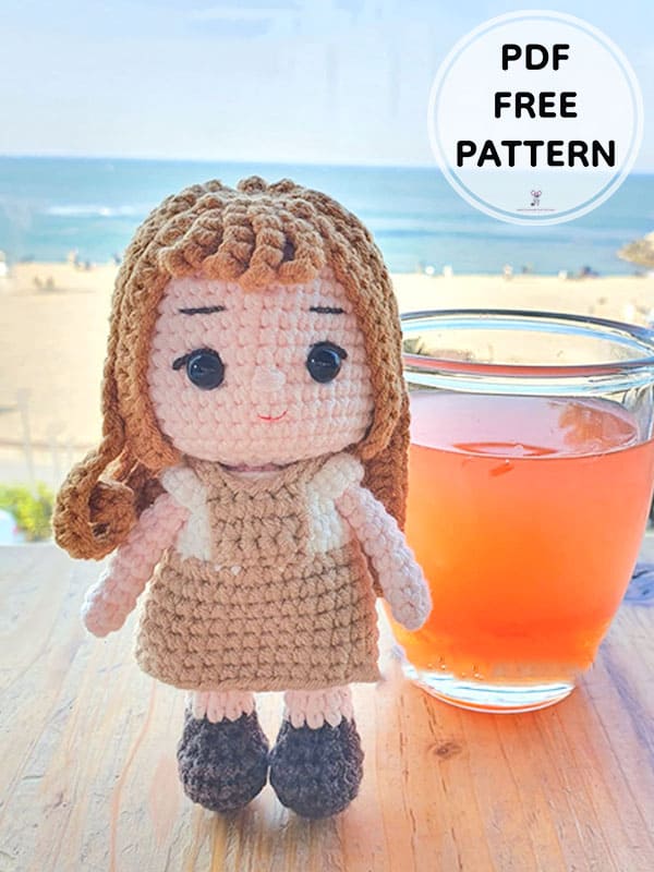 PDF Crochet Doll Sandy Amigurumi Free Pattern 1