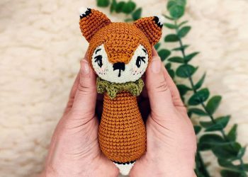 PDF Crochet Fox Rattle Amigurumi Free Pattern