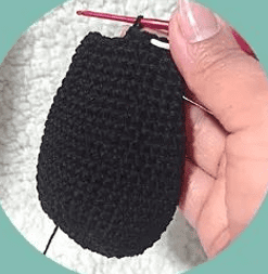 PDF Crochet Harry Potter Niffler Amigurumi Free Pattern Tail
