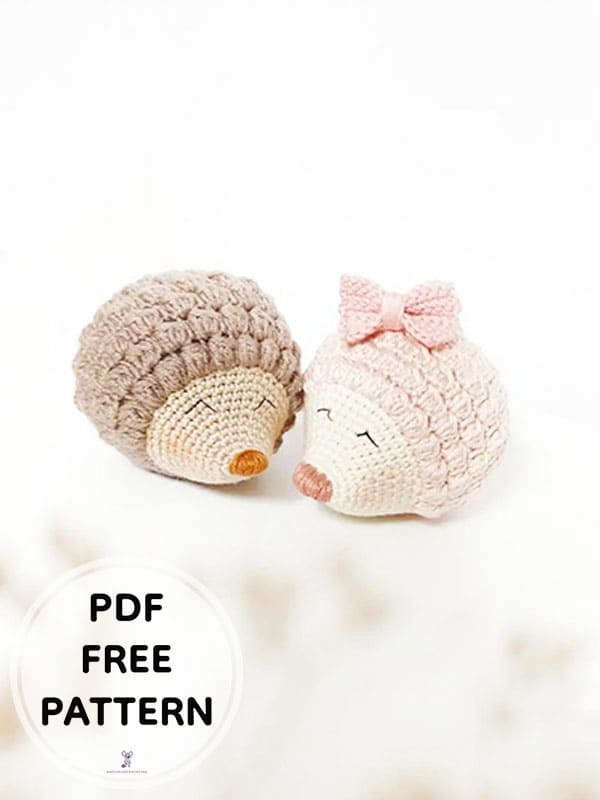 PDF Crochet Hedgehog Amigurumi Free Pattern