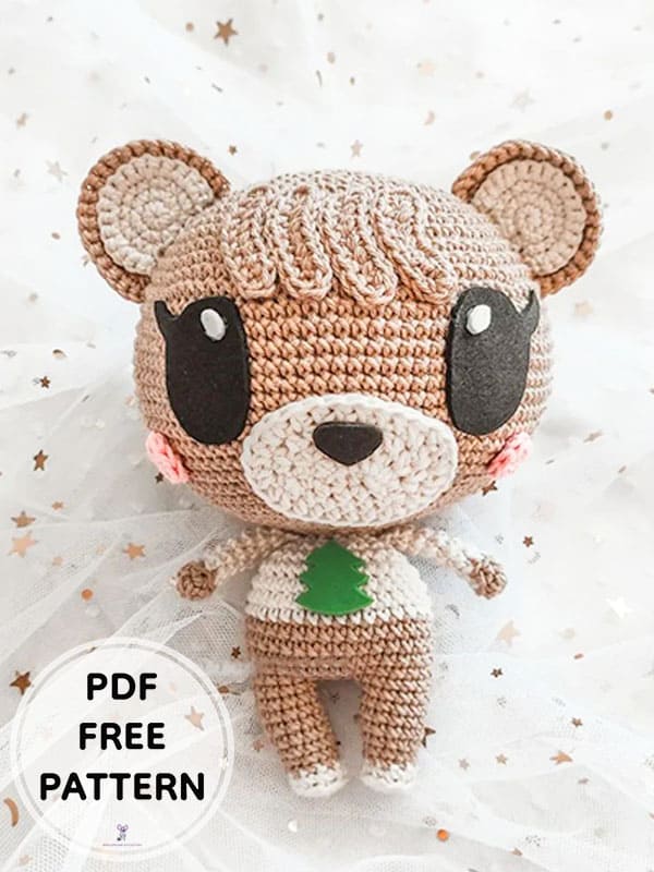 PDF Crochet Maple Bear Amigurumi Free Pattern 3