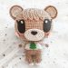 PDF Crochet Maple Bear Amigurumi Free Pattern 75x75