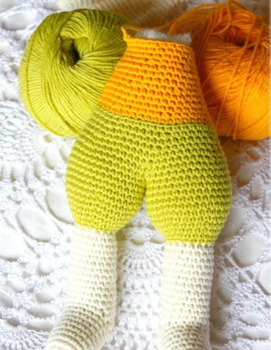 Spring Easter Crochet Bunny PDF Amigurumi Free Pattern 12
