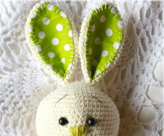 Spring Easter Crochet Bunny PDF Amigurumi Free Pattern 27