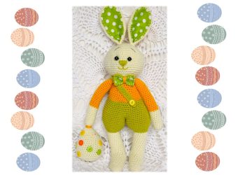 Spring Easter Crochet Bunny PDF Amigurumi Free Pattern