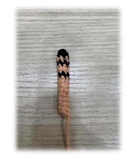 Alex The Crochet Tiger PDF Amigurumi Free Pattern Tail