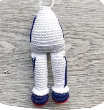 Crochet BTS Character Jungkook PDF Amigurumi Free Pattern Body 1