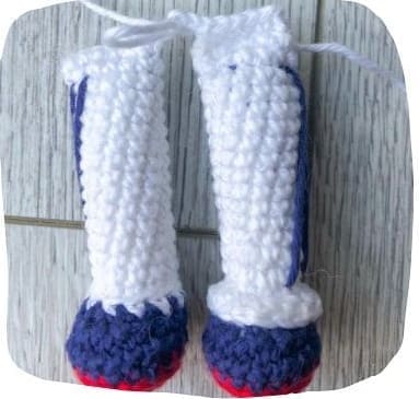 Crochet BTS Character Jungkook PDF Amigurumi Free Pattern Shoes And Legs 1