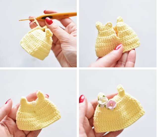 Crochet Baby Bunny PDF Amigurumi Free Pattern Dress 2 1