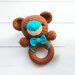Crochet Bear Puffy Rattle PDF Amigurumi Free Pattern 2 75x75