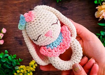 Crochet Bunny Rattle PDF Amigurumi Free Pattern