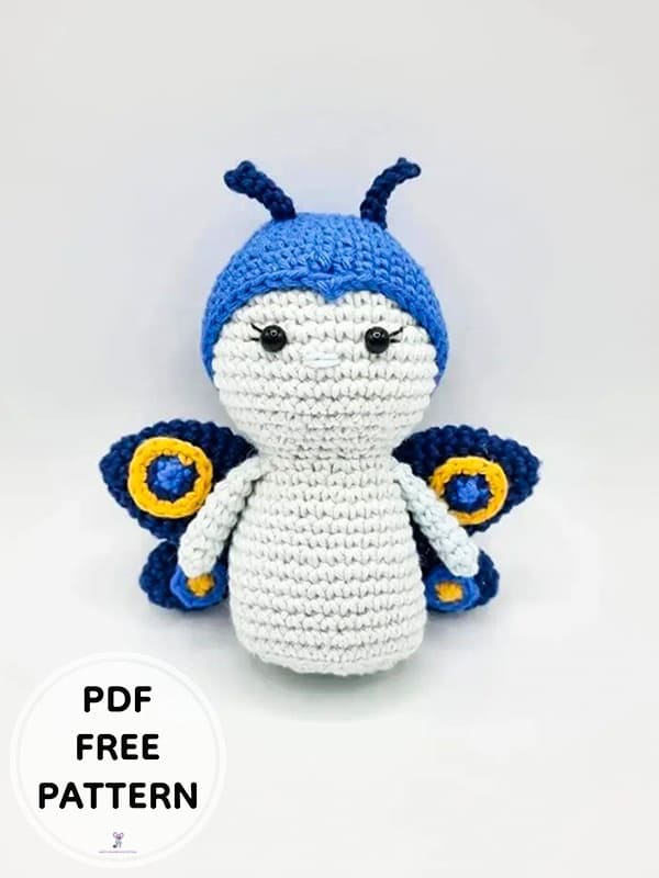 Crochet Butterfly PDF Amigurumi Free Pattern