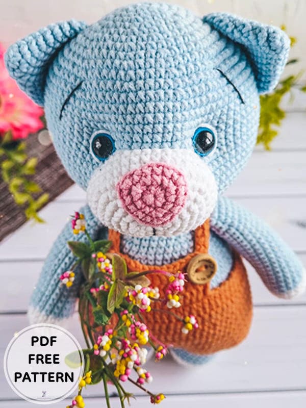 Crochet Cute Cat PDF Amigurumi Free Pattern 2 1